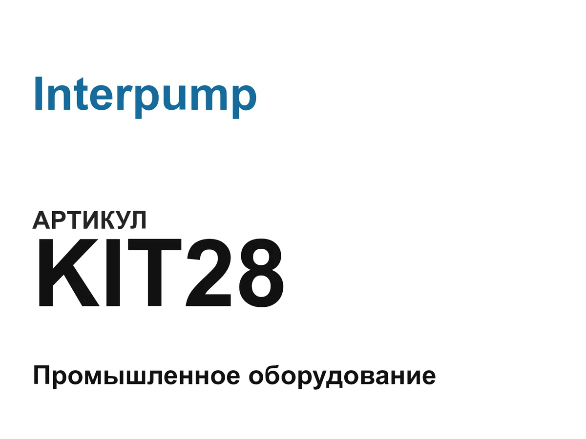 KIT28 Interpump