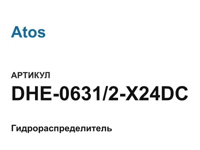 DHE06312X24DC Atos