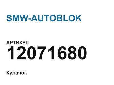 12071680 SMW-AUTOBLOK