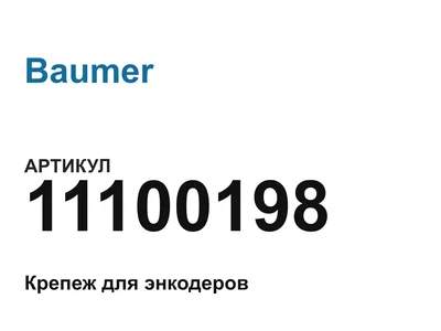 11100198 Baumer