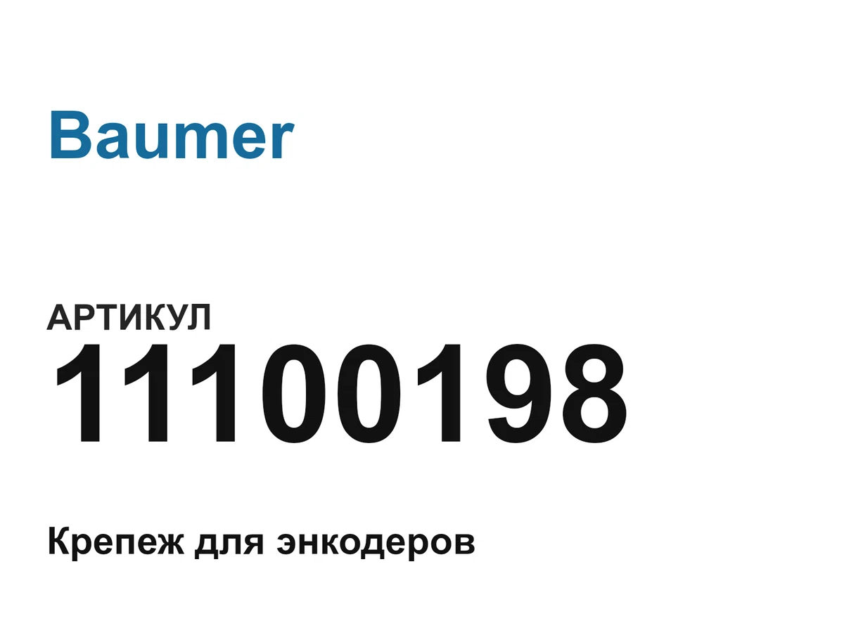 11100198 Baumer