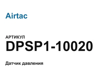 DPSP110020 Airtac
