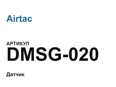 DMSG020 Airtac