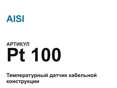 Pt100 AISI