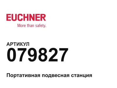 079827 Euchner