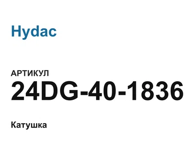 24DG401836 Hydac