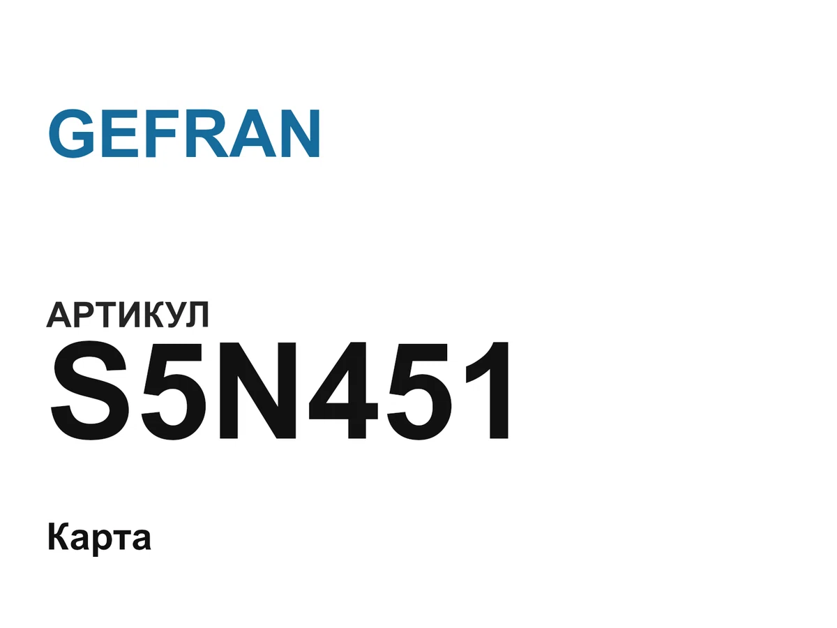 S5N451 GEFRAN