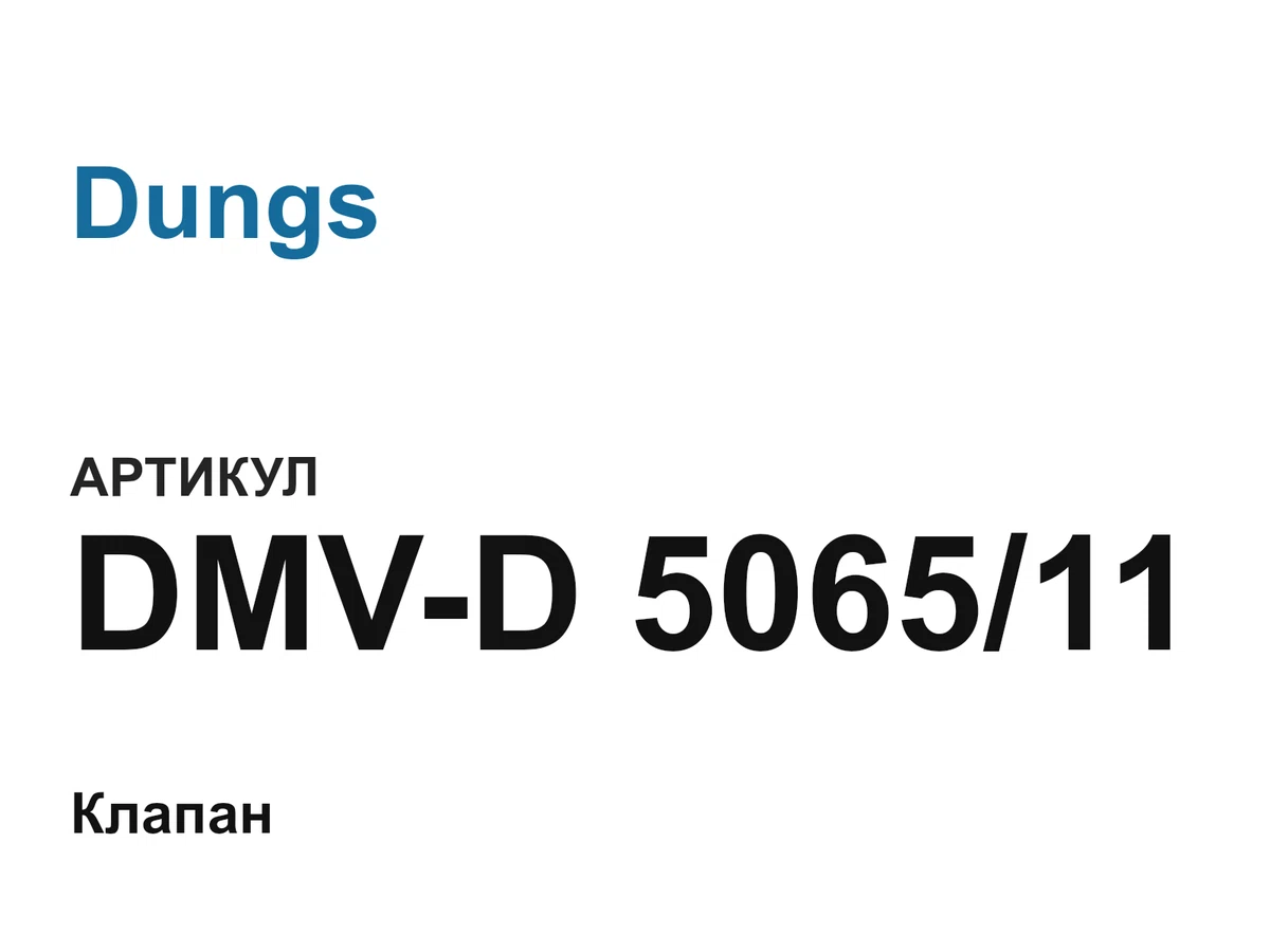 DMVD506511 Dungs