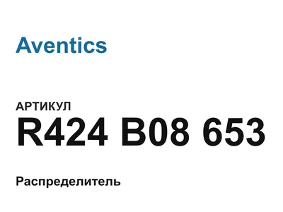 R424B08653 Aventics