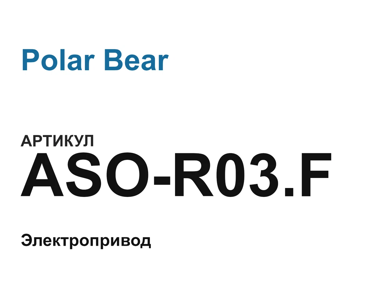 ASOR03F Polar Bear