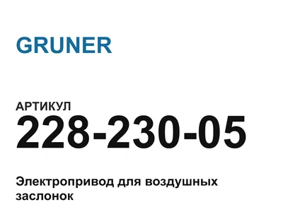 22823005 GRUNER