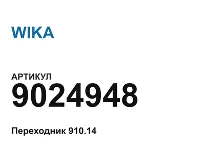 9024948 WIKA