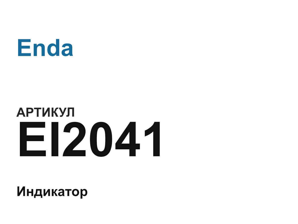 EI2041 Enda