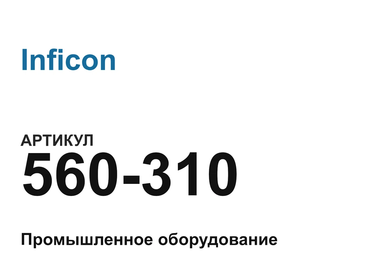 560310 Inficon