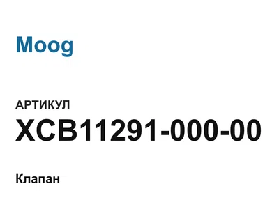 XCB1129100000 Moog