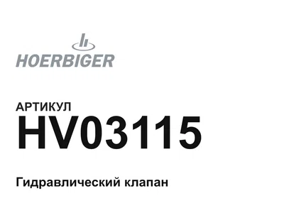 HV03115 HOERBIGER