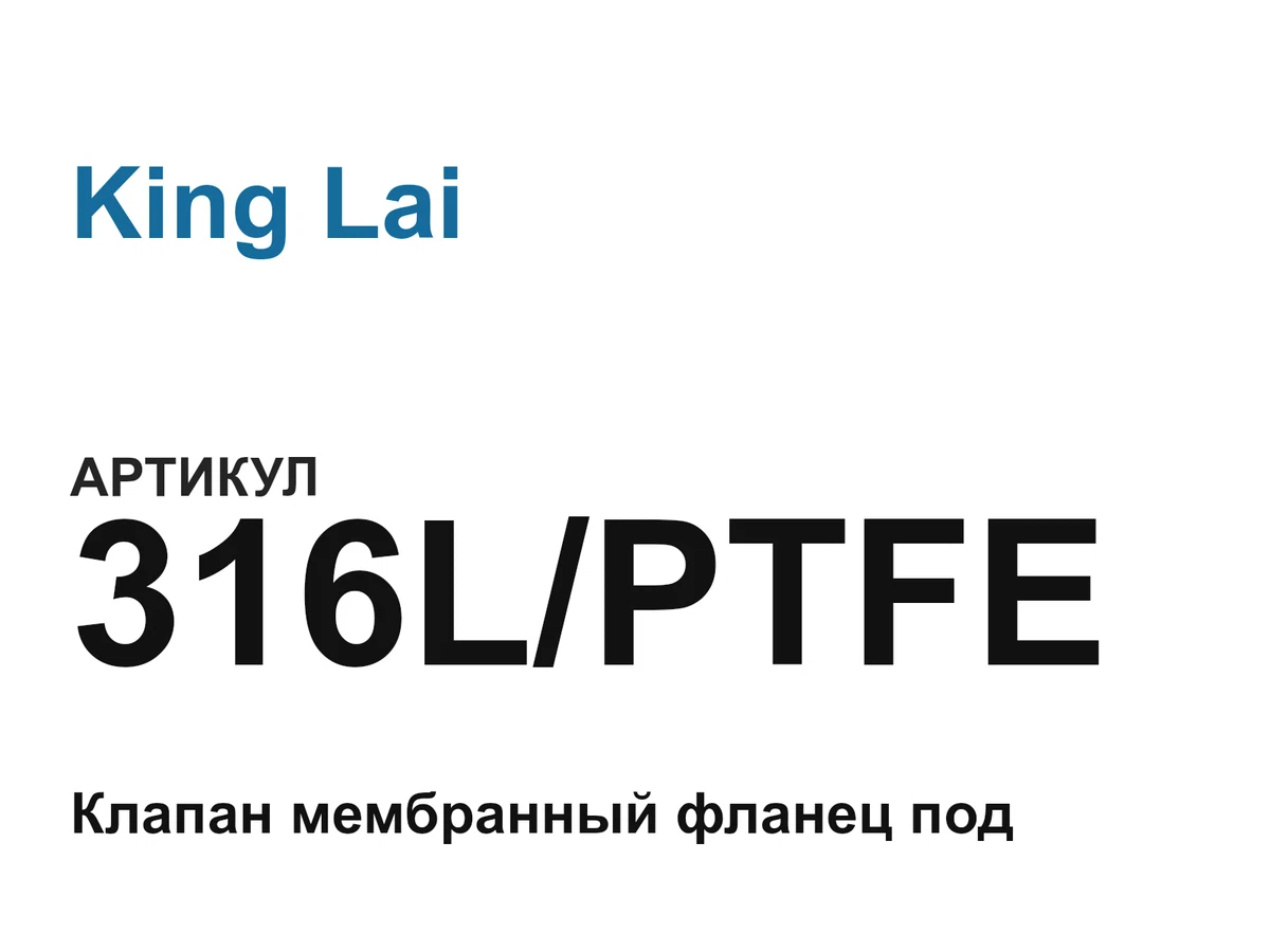 316LPTFE King Lai