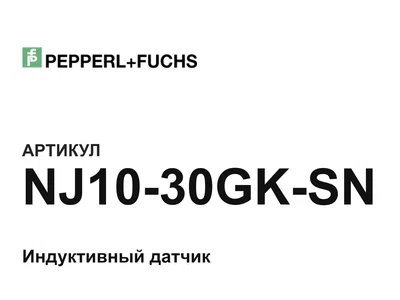 NJ1030GKSN Pepperl+Fuchs