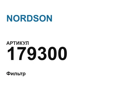 179300 NORDSON