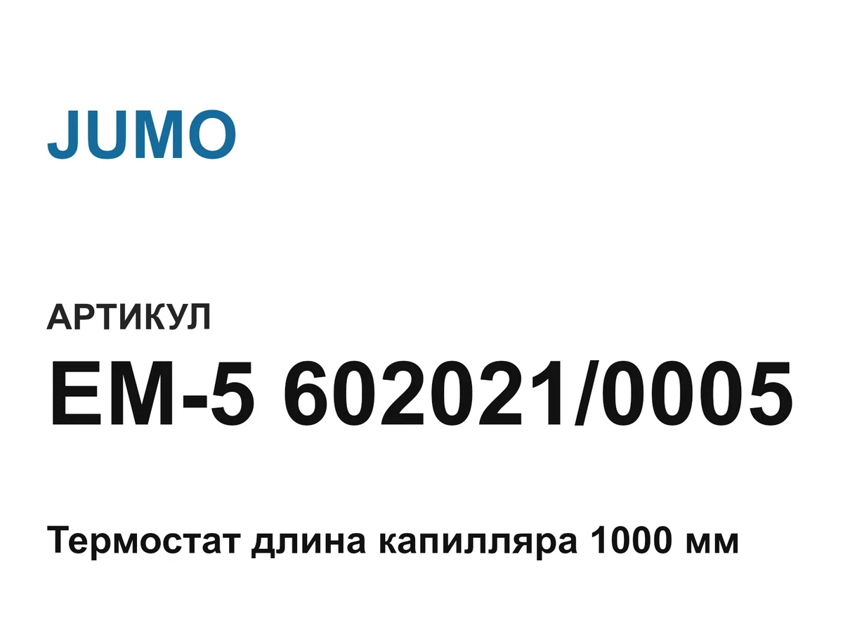 EM56020210005 JUMO