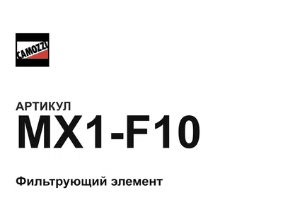 MX1F10 Camozzi