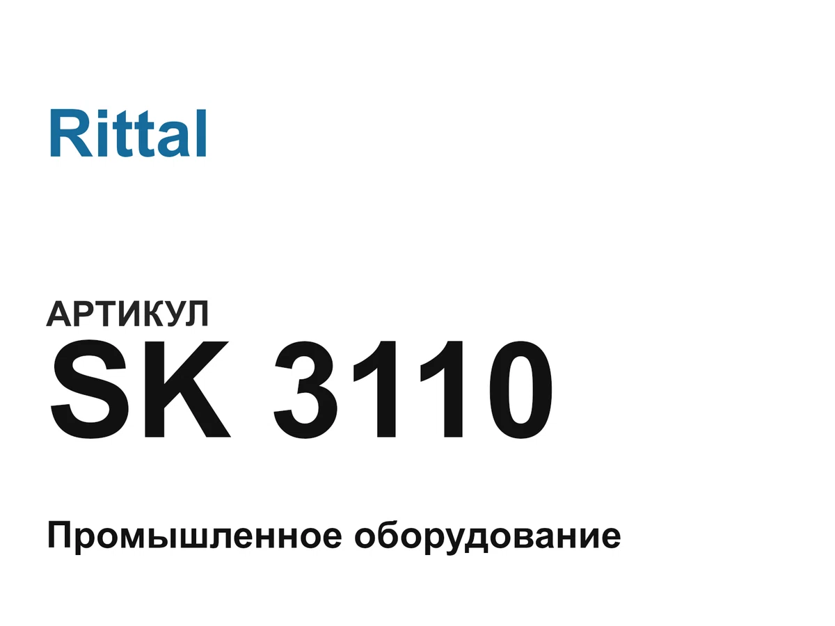 SK3110 Rittal