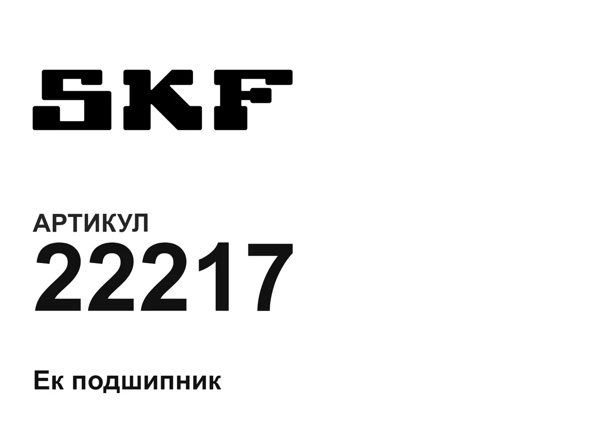 22217 SKF