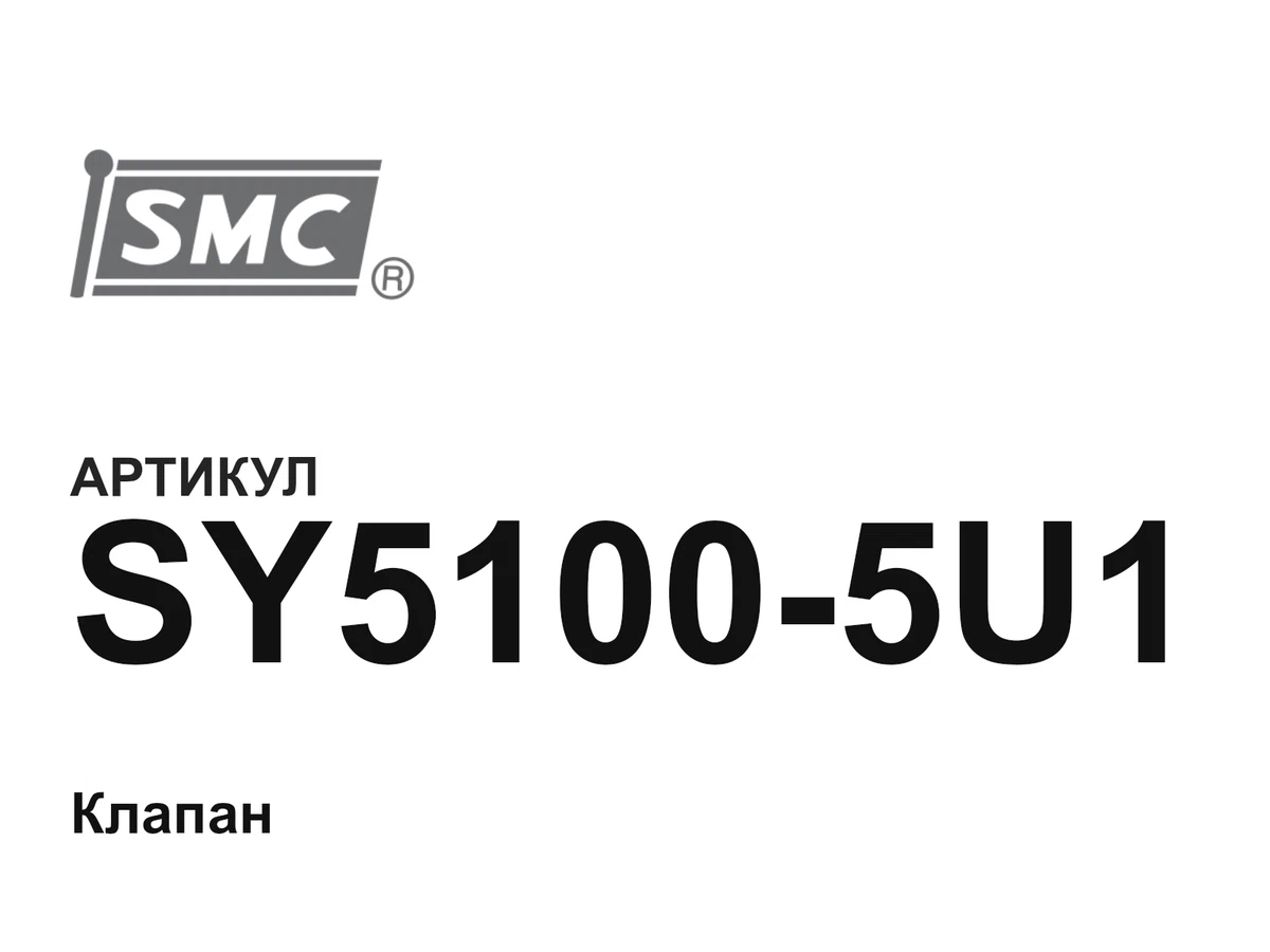 SY51005U1 SMC