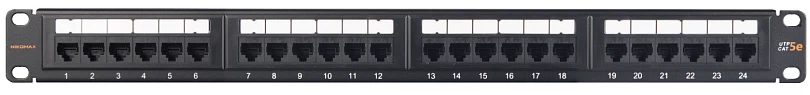 NMC-RP24UD2-ES-1U-BK NIKOMAX Коммутационные панели
