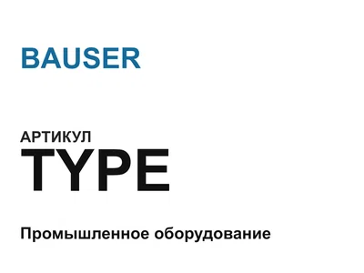 TYPE BAUSER