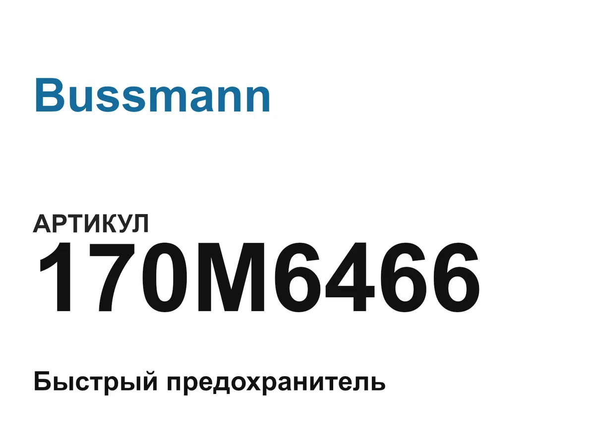 170M6466 Bussmann