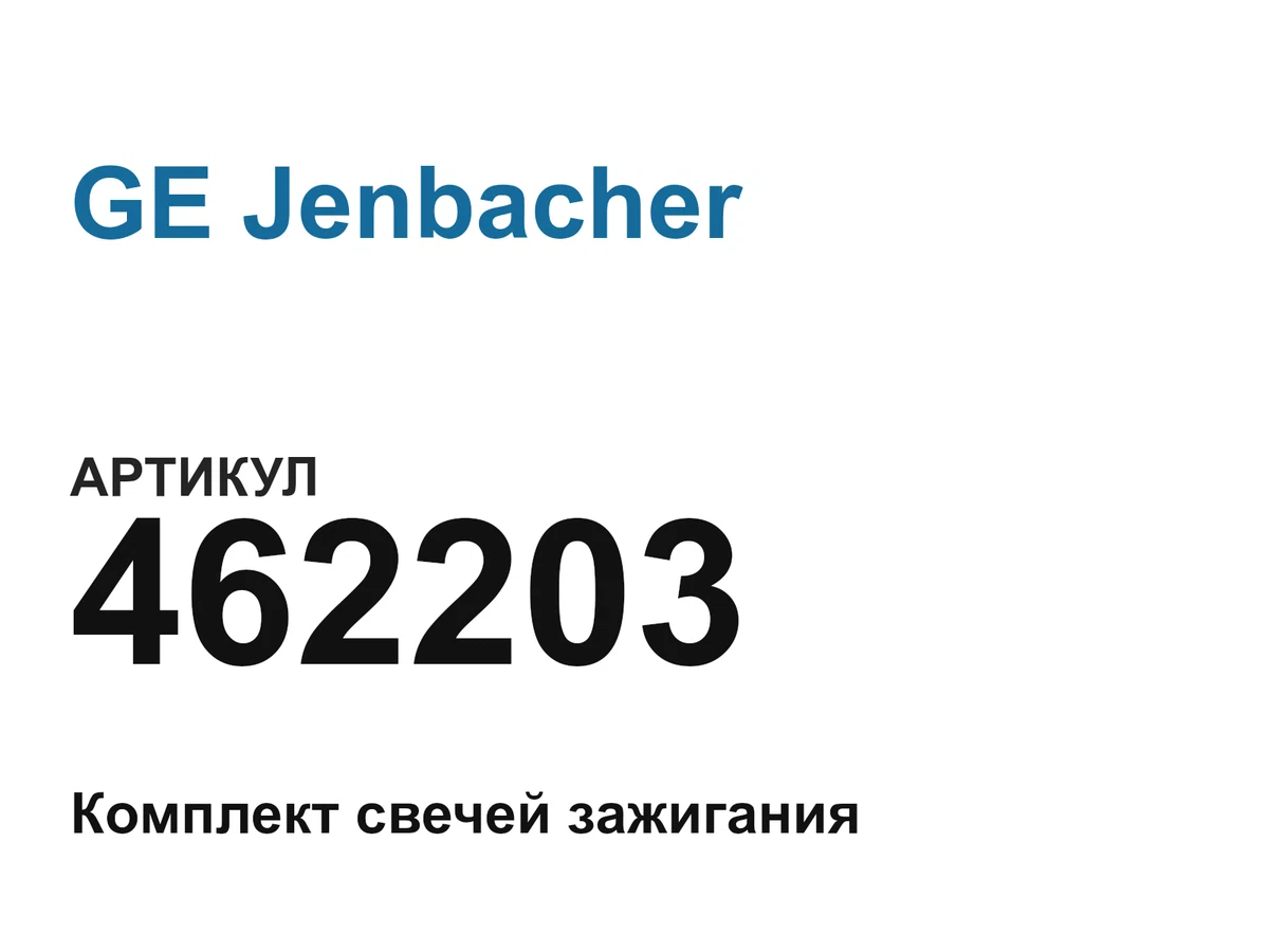 462203 GE Jenbacher