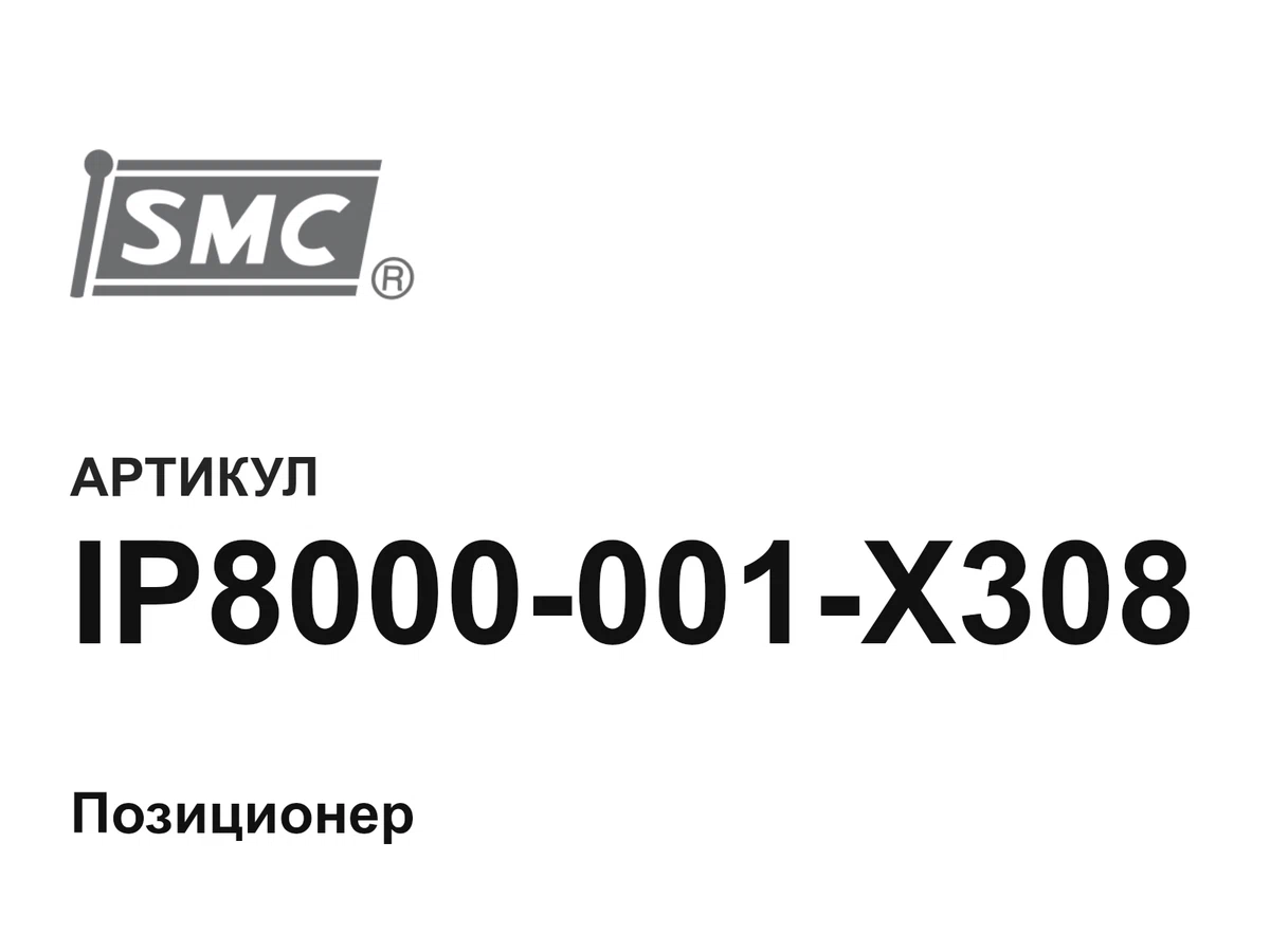 IP8000001X308 SMC