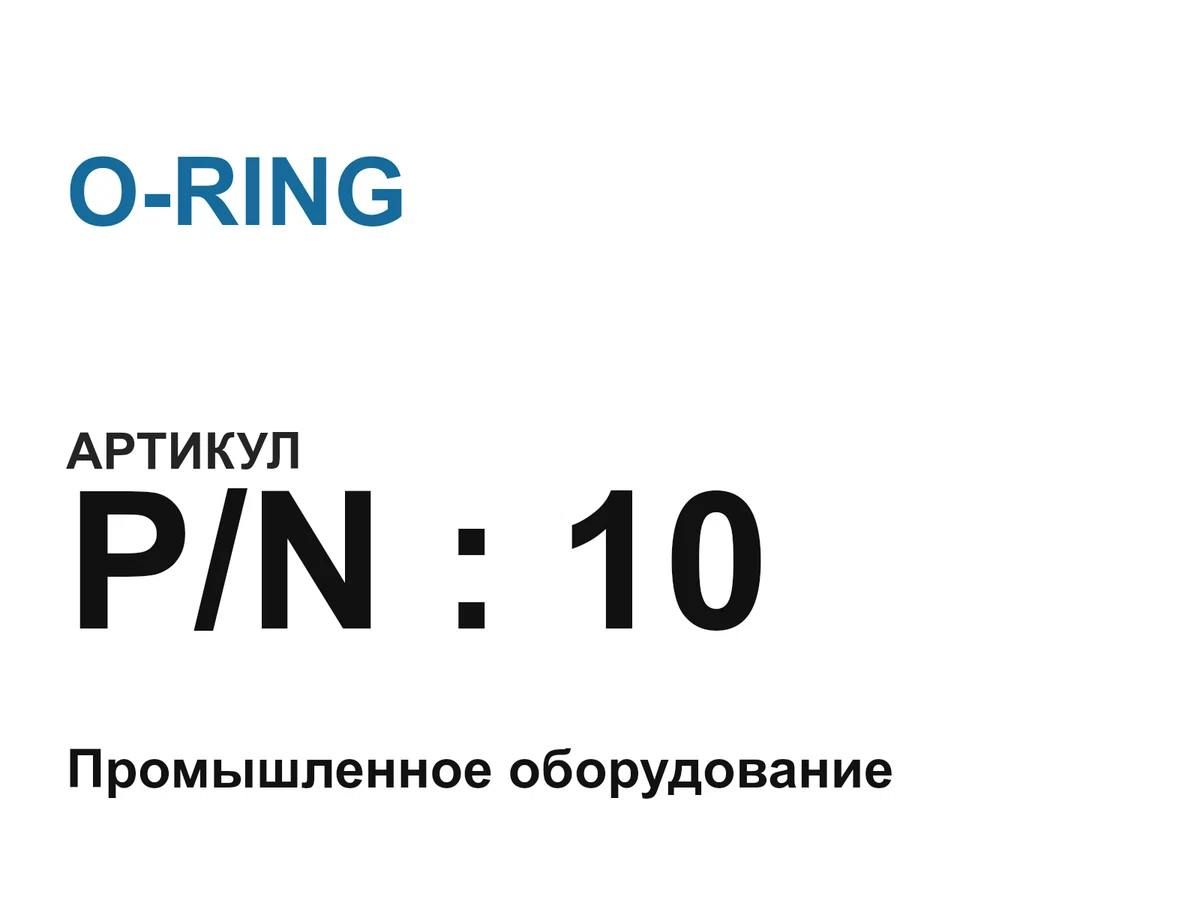 PN10 O-RING