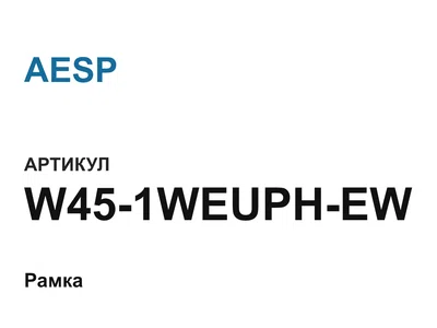 W451WEUPHEW AESP