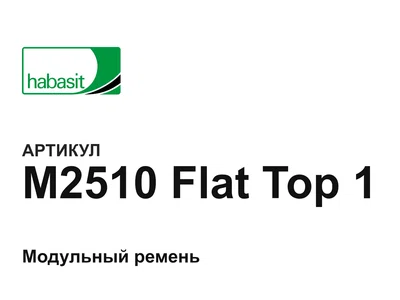 M2510FlatTop1 Habasit