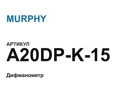 A20DPK15 MURPHY