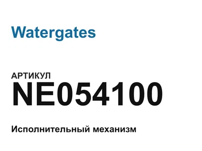 NE054100 Watergates