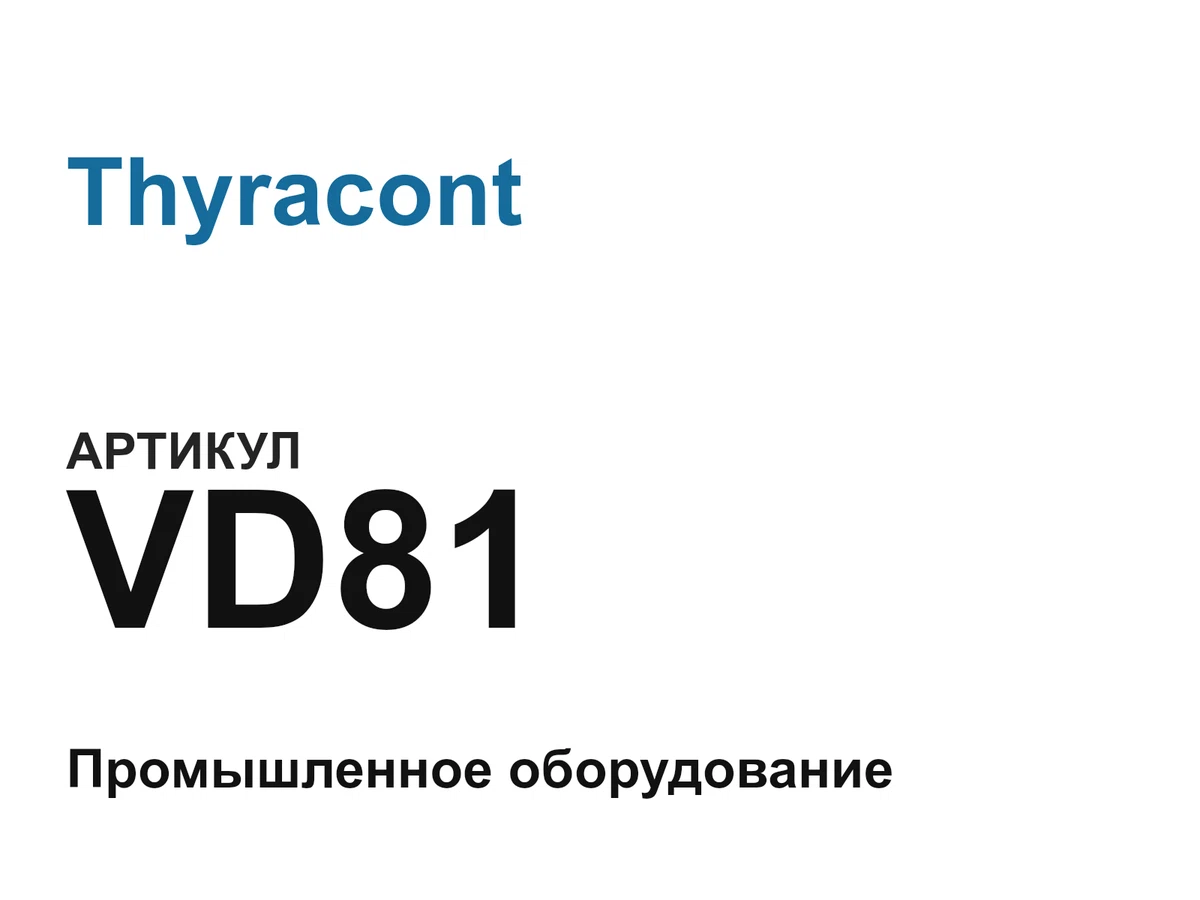 VD81 Thyracont