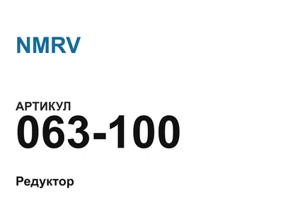 063100 NMRV