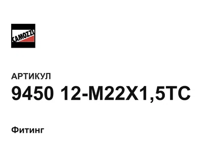 945012M22X15TC Camozzi