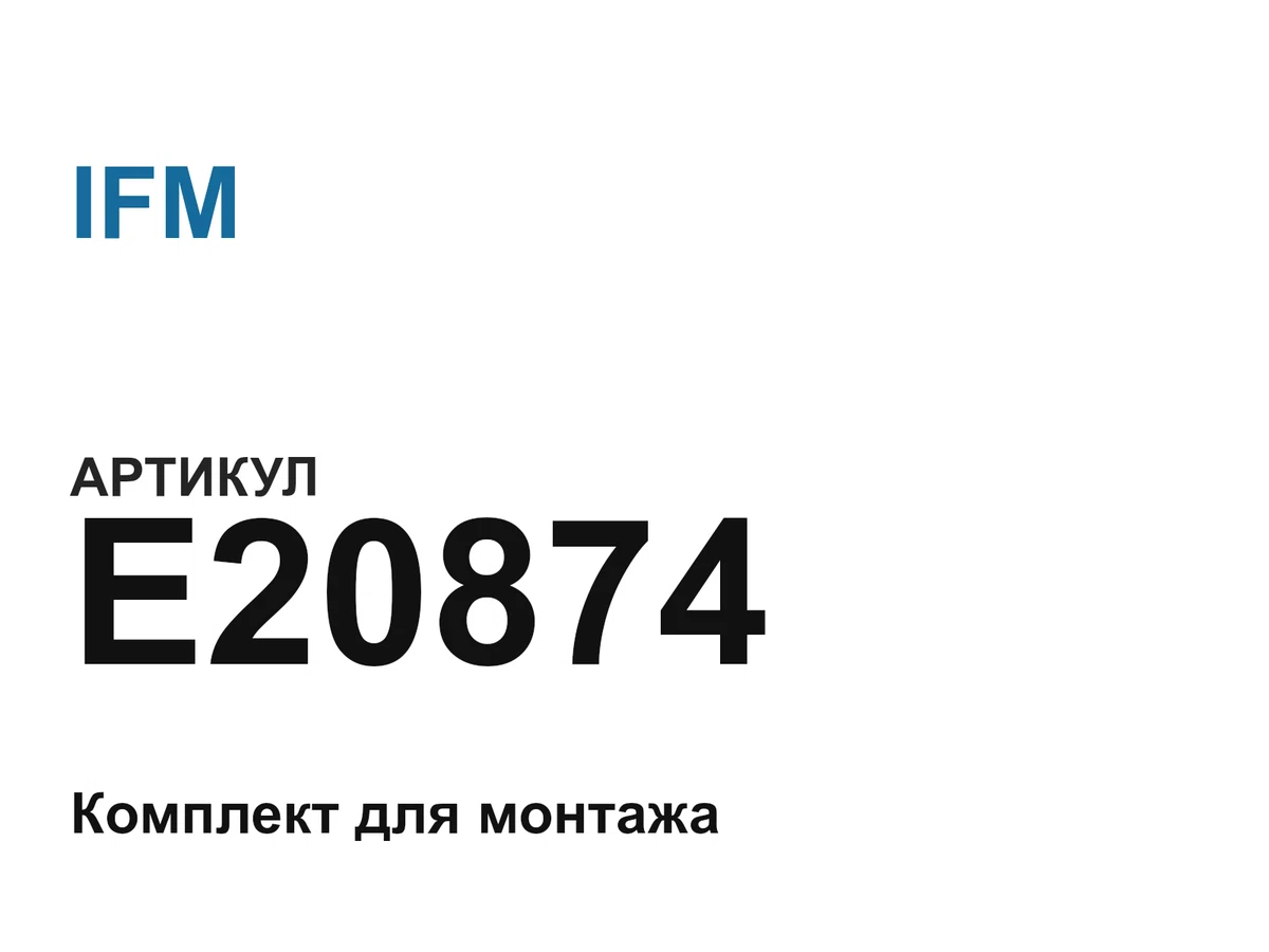 E20874 IFM