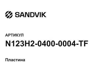 N123H204000004TF sandvik