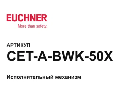 CETABWK50X Euchner