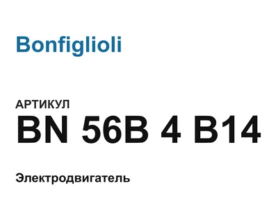 BN56B4B14 Bonfiglioli