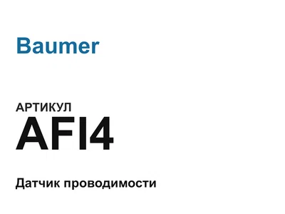 AFI4 Baumer