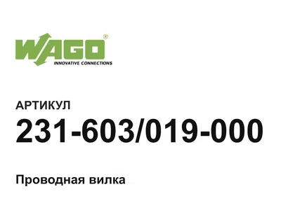 231603019000 Wago