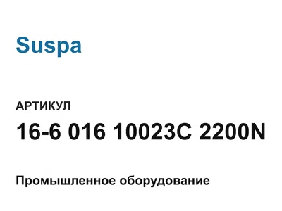 16601610023C2200N Suspa