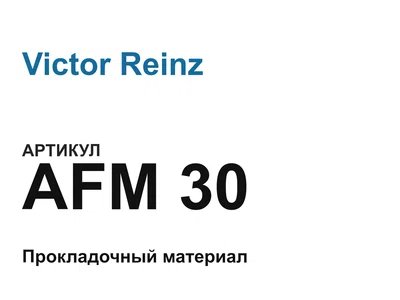 AFM30 Victor Reinz