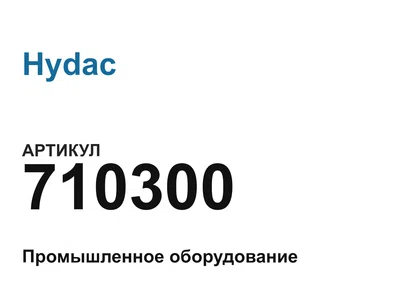 710300 Hydac